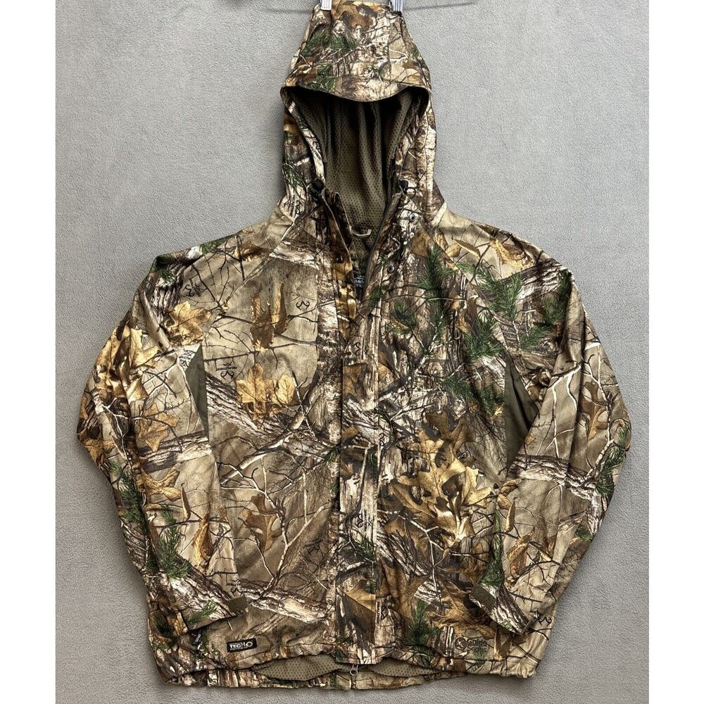 Guide Series Mens 2XL Camo Hunting Jacket Waterproof TecH2O Realtree